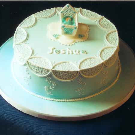 Royal Iced Christening Cake