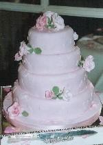 Pink Wedding Cake  Ref IC716