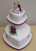 Kissing Wedding Cake  Ref IC008