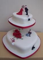 Fun Wedding Cake  Ref IC030