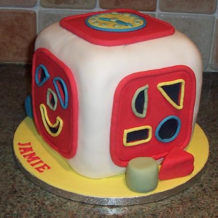 Shape  Sorter Cake