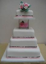 Square Rose Cake Ref 064