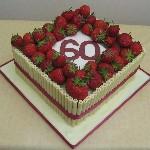 Chocolate Strawberry Birthday Cake