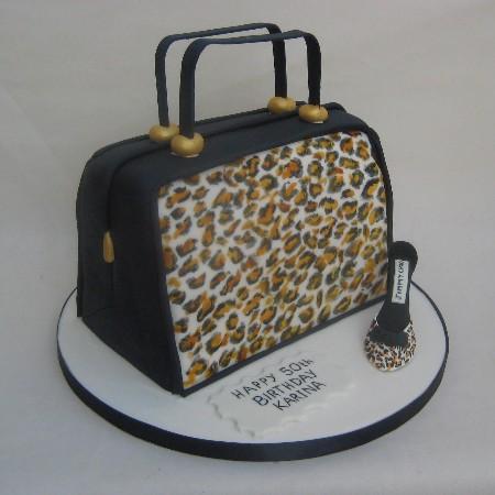 Handbag and shoe cake