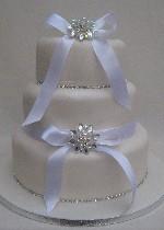 Glitzy Wedding Cake Cake Ref IC086