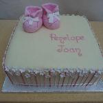 Chocolate Christening Cake 