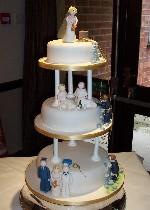 Hobbies Wedding Cake  Ref IC031
