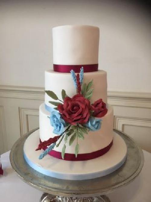 Elegant three tier cake