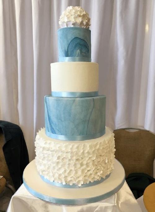 Marbled Wedding Cake