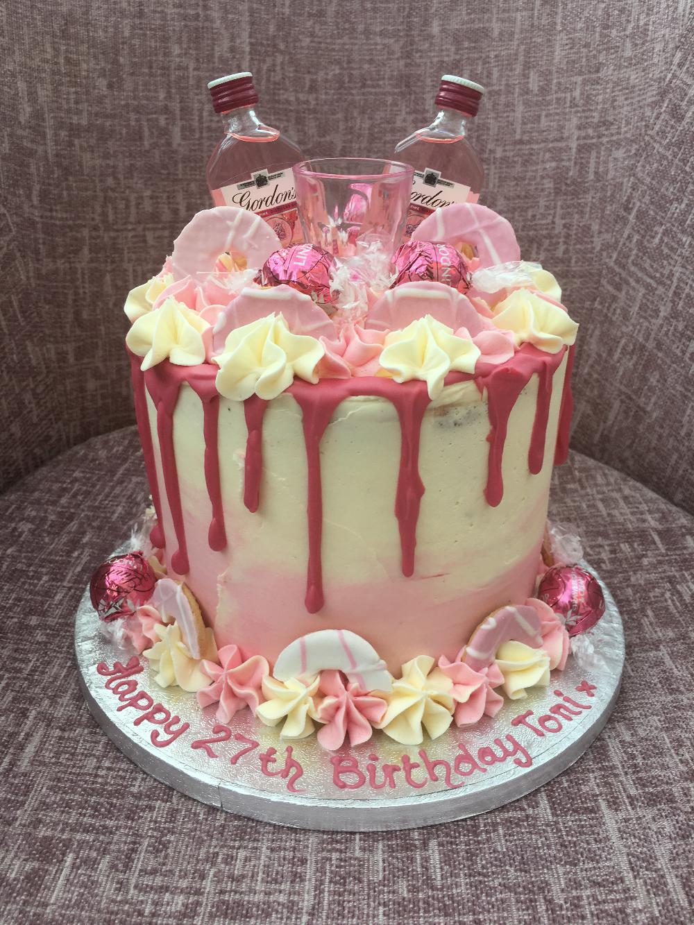 Pink Gin Cake