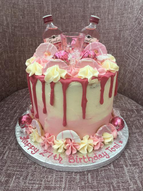 Pink Gin Cake