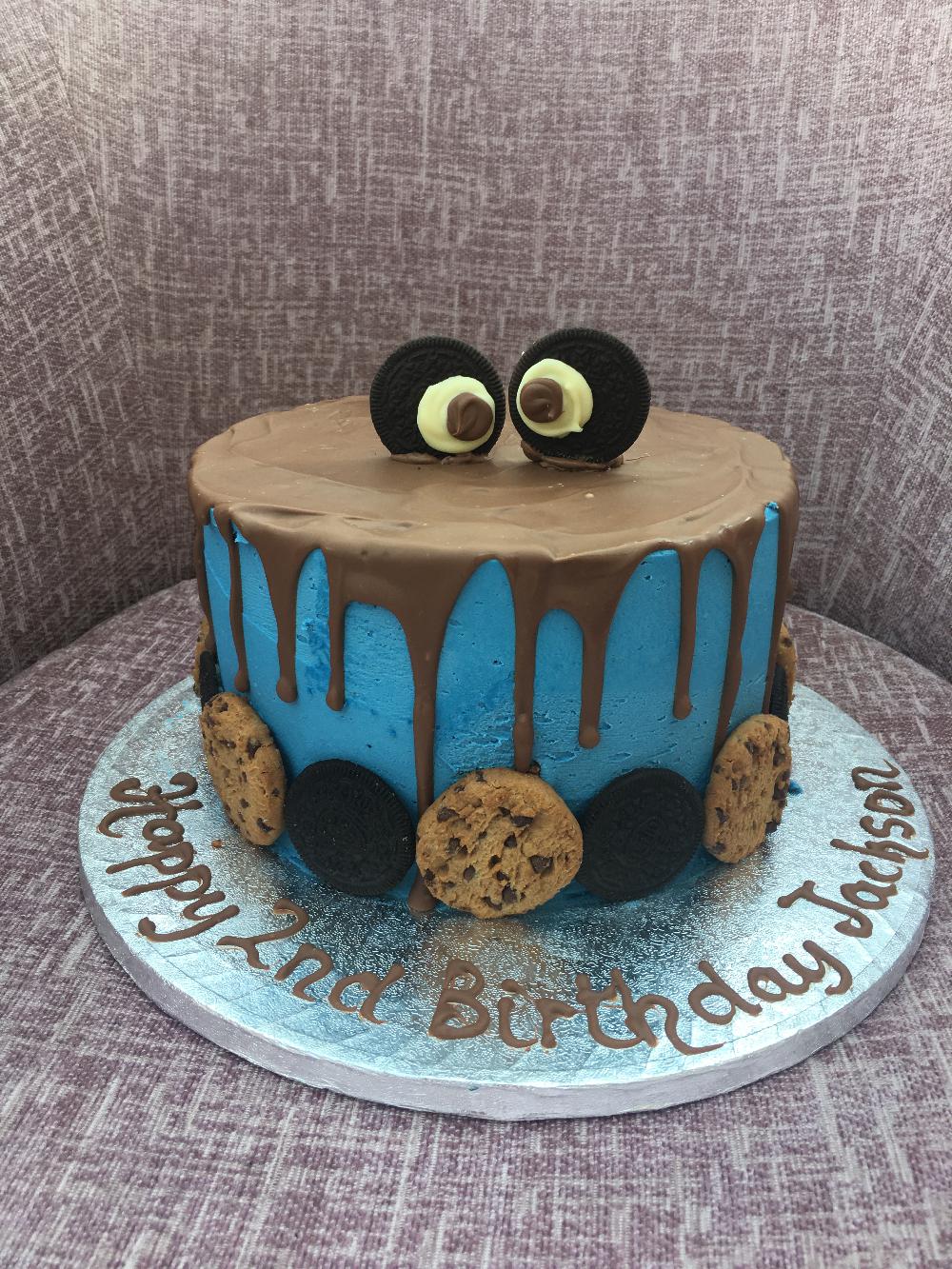 Cookie Monster Cake